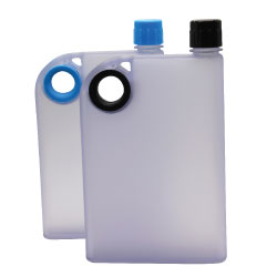 A5 Notebook Shape Bottle - Black
